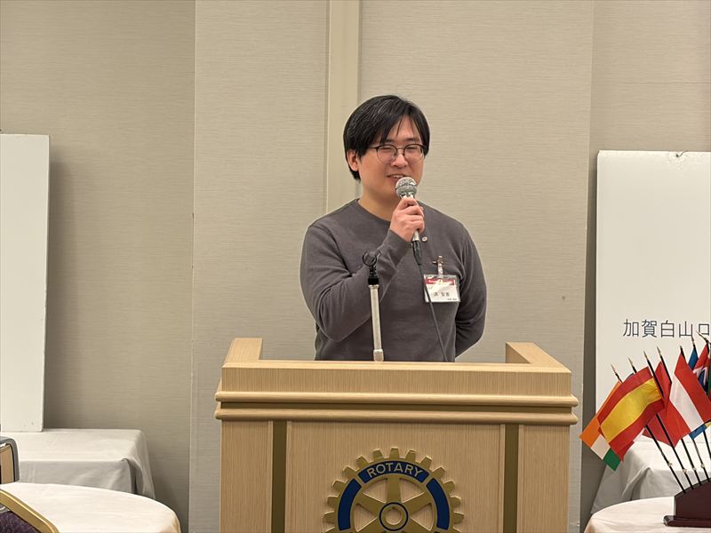 2026年 3月07日 第1379回例会「米山奨学生お別れ例会」